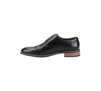 Hush Puppies David Leather Men's Black Double Monk Shoes UK 10
