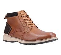 Hush Puppies Dean TAN Lace Mens Shoes Waxy Nubuck