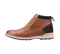 Hush Puppies DEAN Mens Waxy Nubuck Chukka Boots Tan - UK 7