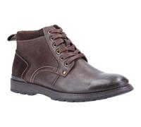 Hush Puppies Mens Dean Leather Boots (Brown) - Size UK 12
