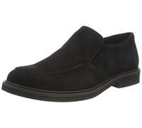 (Black, 8 (Adults')) Hush Puppies Earl Slip On Suede Men's Black Loafers