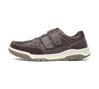Hush Puppies Men's Fabian Double Strap Sneaker, Brown, 7 UK