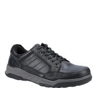 Hush Puppies Mens Finley Leather Lace Up Trainers FS9472