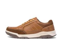 (Brown, 7 (Adults')) Hush Puppies Finley Leather Men's Tan Lace-Up Shoes