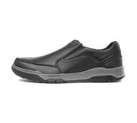 Hush Puppies Fletcher MEMORY FOAM Slip On Mens - Black Leather - Size UK 11