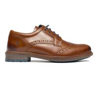 Hush Puppies Mens Jayden Shoes - Tan Leather - Size UK 10
