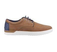 Hush Puppies Mens Joey Suede Lace Up Trainers (Tan) - Size UK 6