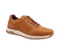 Hush Puppies Mens Joseph Lace Leather Trainers (Tan) - Size UK 9
