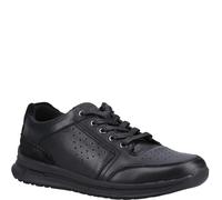 Hush Puppies Mens Joseph Leather Trainers (Light Black) - Multicolour - Size UK 6