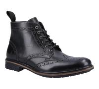 Hush Puppies Male Joshua Brogue Boot, Black, 7