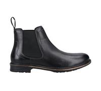 Hush Puppies Mens Justin Leather Chelsea Boots - Black - 10 UK - Black