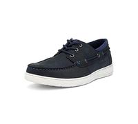 Hush Puppies Men's Liam Boat Shoes, Blue Navy Navy, 12 UK
