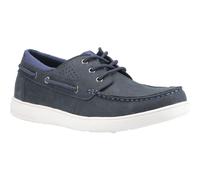 Hush Puppies Men's Liam Boat Shoes, Blue Navy Navy, 12 UK