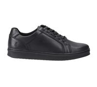 Hush Puppies Mens Madden Leather Trainers (Black) - Size UK 7