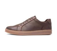 Hush Puppies Madden Mens Coffee Leather Shoe - Size 7 UK - Brown
