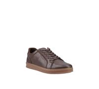 Hush Puppies Mens Mason Cupsole Trainers Coffee/Gum 8