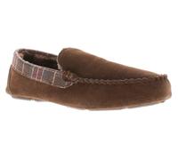Hush Puppies Mens Moccasin Slippers Andreas Suede Leather brown - Size UK 6