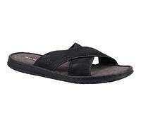 Hush Puppies Men's Nile Cross Over Sandal, Black, 7