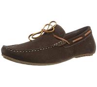 Hush Puppies Men's Reuben Boat Shoe, Brown, 7