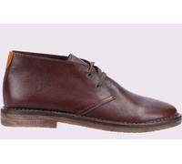 Hush Puppies Mens Samuel Leather Chukka Boot - Brown - Size UK 10