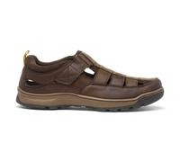 Hush Puppies Mens Sandals Brown Adults Closed Toe Leather Rucker SIZE