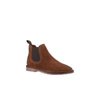 Hush Puppies Shaun Mens Suede Pull-On Memory Foam Casual Chelsea Boots