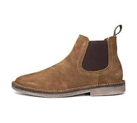 Hush Puppies Shaun Mens Suede Pull-On Memory Foam Casual Chelsea Boots