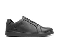 Hush Puppies Mens Shoes Black Adults Lace Up Cushioned Casual Leather Madden