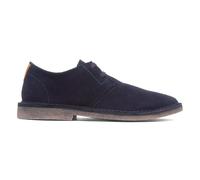 Hush Puppies Mens Shoes Blue Adults Lace Up Navy Leather Cushioned Scout SIZE