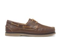 Hush Puppies Mens Shoes Brown Adults Lace Up Boat Leather Wilson SIZE