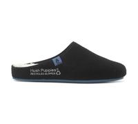 Hush Puppies Mens Slippers Black Adults Mule Warm Lined Recycled Good SIZE