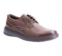 Hush Puppies Mens Triton Leather Casual Shoes (Brown) - Size UK 11