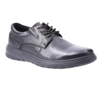 Hush Puppies Mens Triton Leather Casual Shoes (Black) - Size UK 8