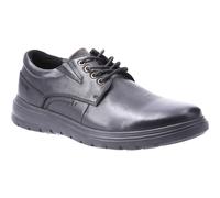 Hush Puppies Mens Triton Leather Casual Shoes (Black) - Size UK 10