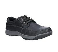 Hush Puppies Men's Tucker Lace Oxford Flat, Black, 13 UK