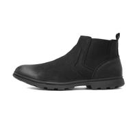 Hush Puppies Tyrone MEMORY FOAM Mens - Black Leather - Size UK 11