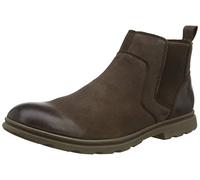Hush Puppies Tyrone Leather MEMORY FOAM Mens - Brown - Size UK 8
