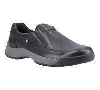 Hush Puppies Vaun Leather Men's Black Loafers - UK 11 / EU 45 / US 12