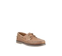 Hush Puppies Wilson Leather Men's Tan Boat Shoes - UK 9 / EU 43 / US 10