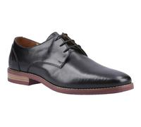 Hush Puppies Mike Leather Mens Black Lace-Up Shoes - Size UK 11