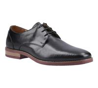 Hush Puppies Mike Leather Men's Black Lace-Up Shoes - UK 11 / EU 46 / US 12