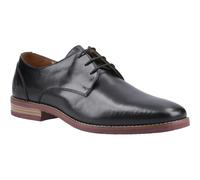 Hush Puppies Mike Leather Men's Black Lace-Up Shoes UK 12
