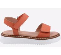 Hush Puppies Mini Cassie Leather Kids Sandals | Sandals | Coral | UK Size 1