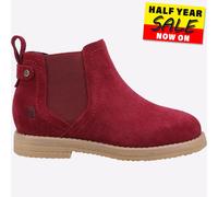 Hush Puppies Mini Maddy Fashion Boot, Burgundy, 11 UK Child