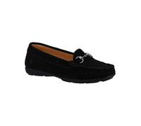 Hush Puppies Molly Snaffle Black Loafer Shoes Metallic