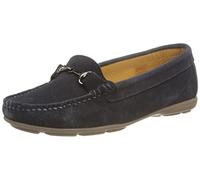 Hush Puppies Molly Snaffle Womens Loafers Navy
