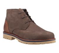 Hush Puppies Moore Nubuck Mens Brown Ankle Boots - Size UK 8