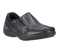 Hush Puppies Morgan Leather Boys's Black Loafers - UK 6