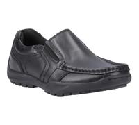 Hush Puppies Morgan Leather Boys's Black Loafers - UK 7