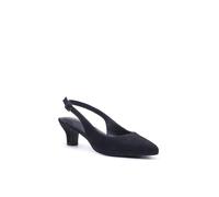 Hush Puppies Nahla Buckle Kitten Heel In Black Black